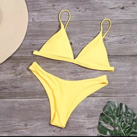 Penna&Pine Other - Yellow Print Cheeky "Perfect" Bikini